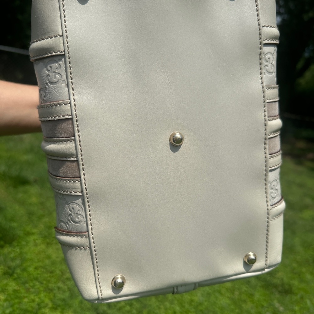 Gucci Leather Treasure Bag White and Beige w/ Key, charm, dusty & COA - Picture 7 of 17